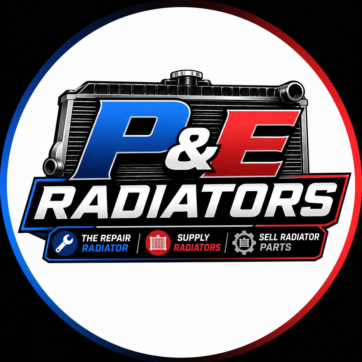 P&E Radiator Services logo